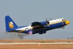 USN Blue Angels Fat Albert -  C-130T - NAF El Centro Airshow 2005