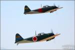 Mitsubishi A6M Zeros - Planes of Fame Airshow 2008: Day 2 [ DAY 2 ]