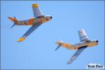 North American F-86F Sabre   &  MiG-15 - Planes of Fame Airshow 2009 [ DAY 1 ]