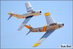 North American F-86F Sabre   &  MiG-15 - Planes of Fame Airshow 2009: Day 2 [ DAY 2 ]