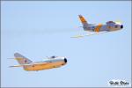 North American F-86F Sabre   &  MiG-15 - Planes of Fame Airshow 2009: Day 2 [ DAY 2 ]