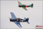 Mitsubishi A6M2 Zero   &  F6F-5N Hellcat - NBVC Point Mugu Airshow 2010 [ DAY 1 ]