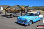 Lockheed P-38J Lightning   &  Chevy Belair - Big Bear Airport AirFaire 2011