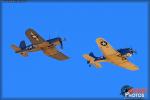 Vought F4U-1A Corsair   &  SBD-5 Dauntless - Apple Valley Airshow 2013