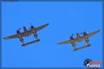 Lockheed P-38 Heritage  Flight - Planes of Fame Airshow 2013 [ DAY 1 ]