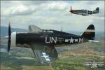 Republic P-47G Thunderbolt   &  P-51D Mustang - Air to Air Photo Shoot - May 7, 2005
