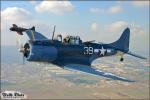 Douglas SBD-5 Dauntless   &  A6M5 Zero - Air to Air Photo Shoot - December 3, 2005