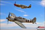 Focke-Wulf FW-190 A8-N   &  P-51C Mustang - Air to Air Photo Shoot - September 28, 2012