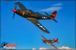 Bell P-63 Kingcobra   &  P-51D Mustang - Air to Air Photo Shoot - September 6, 2015