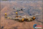 Lockheed P-38J Lightning   &  F4U-1A Corsair - Air to Air Photo Shoot - March 10, 2017