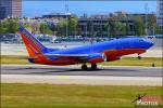 Southwest Airlines 737 - Lyon Air Museum: B-25 Day - April 9, 2011