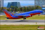 Southwest Airlines 737 - Lyon Air Museum: B-25 Day - April 9, 2011