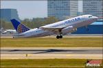 United Airlines Airlines Airbus  A319-131 - Lyon Air Museum: B-25 Day - April 21, 2012