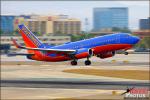 Southwest Airlines 737-7H4 - Lyon Air Museum: TA-4J Skyhawk Arrival - August 16, 2012