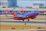 Southwest Airlines 737-7H4 - Lyon Air Museum: TA-4J Skyhawk Arrival - August 16, 2012