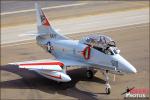 Douglas TA-4J Skyhawk - Lyon Air Museum: TA-4J Skyhawk Arrival - August 16, 2012