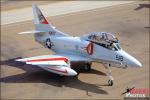 Douglas TA-4J Skyhawk - Lyon Air Museum: TA-4J Skyhawk Arrival - August 16, 2012