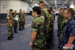 Part 4 in a series aboard an Aircraft Carrier at the end of the deployment sailing from Oahu, Hawaii to San Diego, California with the US Navy. Day 4 includes Carrier ship tours in the Weapons, Operations, and Air Traffic centers of the ship.