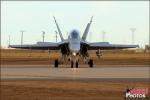 Featuring: US Navy and Marine F/A-18C/D Hornets and F/A-18E/F Super Hornets along with the USN Flight Demonstration Team Blue Angels on the flight line of the Naval Air Facility El Centro during a standard day of launches and recoveries at the base.