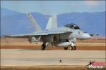 Featuring: US Navy and Marine F/A-18C/D Hornets and F/A-18E/F Super Hornets along with the USN Flight Demonstration Team Blue Angels on the flight line of the Naval Air Facility El Centro during a standard day of launches and recoveries at the base.