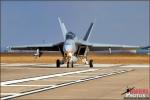 Featuring: US Navy and Marine F/A-18C/D Hornets and F/A-18E/F Super Hornets along with the USN Flight Demonstration Team Blue Angels on the flight line of the Naval Air Facility El Centro during a standard day of launches and recoveries at the base.