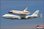 Full story and photo gallery chronicling the arrival of the Space Shuttle Endeavour on it's final journey piggy-backed on top of a NASA 747 SCA to Los Angeles International Airport and over Southern California landmarks.