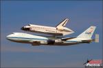 Full story and photo gallery chronicling the arrival of the Space Shuttle Endeavour on it's final journey piggy-backed on top of a NASA 747 SCA to Los Angeles International Airport and over Southern California landmarks.