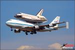 Full story and photo gallery chronicling the arrival of the Space Shuttle Endeavour on it's final journey piggy-backed on top of a NASA 747 SCA to Los Angeles International Airport and over Southern California landmarks.